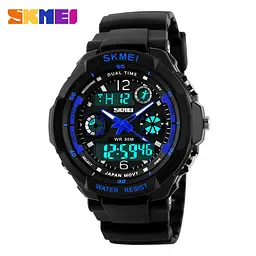 Чоловічий спортивний годинник Skmei S-Shock 0931 Синій - мініатюра 2