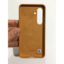 Оригінальний протиударний шкіряний чохол Kindsuit Case для Samsung Galaxy S25 (6.2") Camel EF-VS931PFEGWW - мініатюра 9