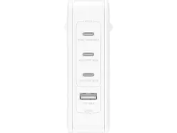 Мережевий зарядний пристрій Belkin 140 W 3xUSB-C GAN PD PPS, USB-A White (WCH014BTWH) - мініатюра 5