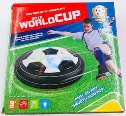Летючий світний футбольний м'яч World Cup аерохокейний диск 19 см - мініатюра 5
