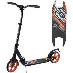 Самокат Best Scooter 84х14х33 см Чорний 000255895