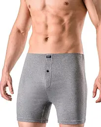Труси-шорти чоловічі Key MXC 126 3-4XL меланжеві 3XL - мініатюра 2