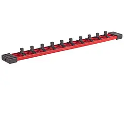 Планка для головок 1/4'' Milwaukee зі змінними затискачами, 350мм