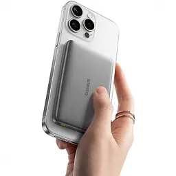 Павербанк Baseus PicoGo Ultra-Slim Qi2 Gray 10 000 mAh / 27 Вт (E0027200) - мініатюра 3