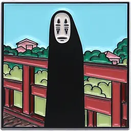 Значок Віднесені привидами Безликий Бог Spirited Away Kaonasi 3 см MK SA K 01