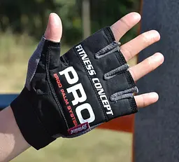 Рукавички для фітнесу Power System PS-2300, Grey/Black - M - мініатюра 2