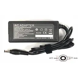 Блок живлення до ноутбуку PowerPlant ACER 220V, 19V 65W 3.42A (5.5*2.5) (AC65F5525) - мініатюра 1