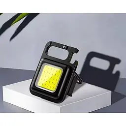 Кемпінговий LED ручний ліхтар-брелок з відкривачкою та магнітом на акумуляторі - мініатюра 4