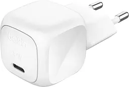 Мережевий зарядний пристрій Belkin 20 W USB-C PD PPS White