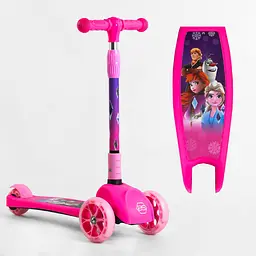 Самокат Best Scooter 13х30х58-71.5 см Рожевий 000231656 - мініатюра 2