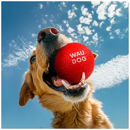 Іграшка для собак Waudog Red Ball 70 мм - мініатюра 5
