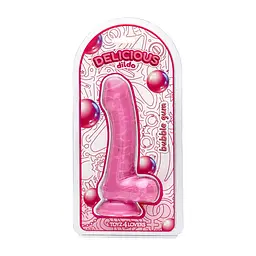 Фалоімітатор з ароматом жуйки - Toyz4lovers Delicious Dildo Bubble Gum, 18,5 см