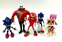 Іграшки Сонік (Sonic), 6 шт - мініатюра 1
