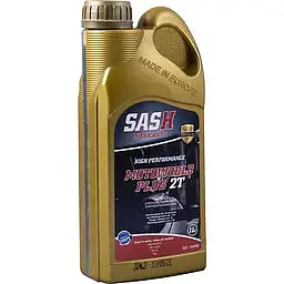Олива моторна Sash Motoworld Plus 2T API TC JASO M345FC ISO-L-EGD 1 л (102065)