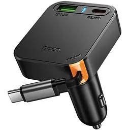 Автозарядне Hoco nz18 65w + кабель рулетка