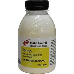 Тонер OKI Universal Okidata 3 Glossy 100г Yellow Static Control (OKIUNIV3-100B-Y-P)