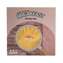 Сковорода для млинців з бортиками різної висоти 23,5 см, сірий Breakfast HP39579C - мініатюра 21