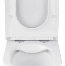 Унітаз підвісний безобідковий Kroner Armada WHI513636 RIMLESS з сидінням Slim Duroplast / Soft-close / Quick relase (KA513636WHIR) (CV029610) - мініатюра 4
