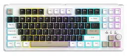 Клавіатура MageGee SKY 87 RGB Blue Whale Switch Wireless (6971969728493-UA) Mocha Brown (G-000003957)