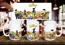 Чашка "Simpsons all " 425 мл Зелена