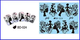 Наклейки для ногтей BD-024
