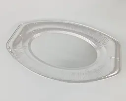 Алюмінієвий піднос, кругла, 2150 мл, V55G, 10 шт, для запікання, доставки гарячих страв, кейтерингу, гриля та HoReCa