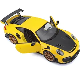 Ігрова автомодель Maisto Porsche 911 GT2 RS 1:24 (31523 yellow) - мініатюра 7