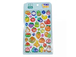 Набір наліпок TIKI WIKI Crystal 3D Фрукти