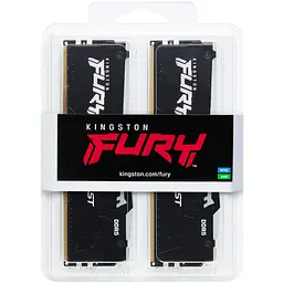 Модуль пам'яті Kingston Fury DDR5 128GB (2x64) 5600MHz Beast RGB Black (KF556C36BBEAK2-128) - мініатюра 4