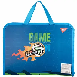 Папка-портфель Yes 492241 А4 Football з ручками(24) - мініатюра 2