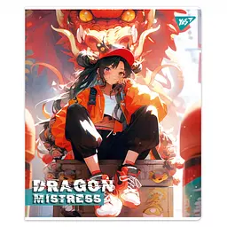 Набір зошитів для записів А5 Yes Dragon mistress 12 аркушів в клітку 10 шт. (767491) - мініатюра 2