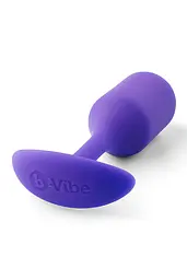 Анальна пробка B-Vibe Snug Plug 2, 10.5 см (фіолетовий) - мініатюра 3