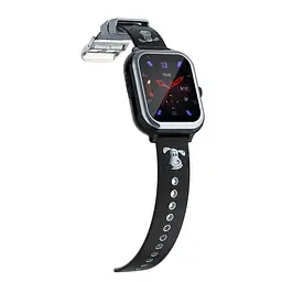 Дитячий смарт-годинник Lemfo T29 з GPS-трекером камерою та прослуховуванням ОС Android Чорний - мініатюра 3