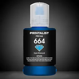 Чорнило PRINTALIST 664 для Epson L110/L210/L300 140г Cyan водорозчинне (PL664C) - мініатюра 6