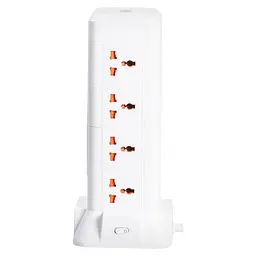 Мережевий фільтр-подовжувач TOWER 12 розеток LED-лампа 3USB + 1PD 2,8 метра Yiwu HP-5-9MF - мініатюра 26
