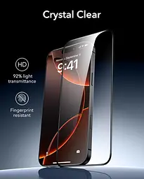 Захисне скло ESR 9H+ для iPhone 16 Pro, 3 шт. - мініатюра 2