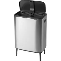 Бак для сміття Brabantia Bo Touch Bin Hi матовий сталевий 2x30 л (130649) - мініатюра 2