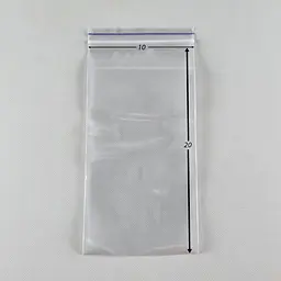 Пакети Zip-Lock прозорі 10x20 см, 100 шт, 50 мкм, поліетиленові пакети із застібкою - мініатюра 2