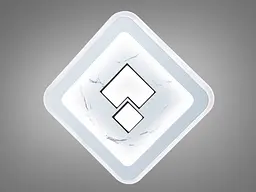 Світильник стельовий LED Diasha 12100, 38W, 3200K/4100K/6000K, акрил, сучасний стиль