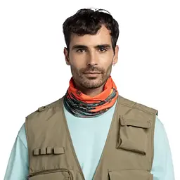 Шарф-труба Buff Coolnet UV Derek De Young, King Python Сірий-Помаранчевий - мініатюра 3