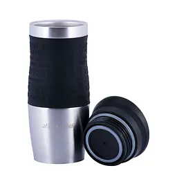 Термокухоль Kamille KM-2069 380мл чорний - мініатюра 5
