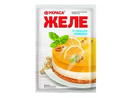 Желе УКРАСА 90г лимону зі смаком