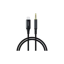 Кабель мультимедійний Choetech Lightning - 3.5 mm M чорний 2 м (AUX009)