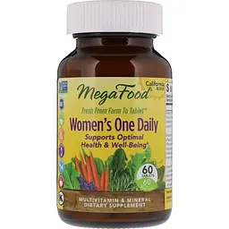 Мультивітаміни для жінок MegaFood Daily California Blend 60 таблеток