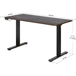 Стіл Mealux Evo-kids PowerDesk Duo Antique (EVO-242 Duo Antique / Black) - мініатюра 3