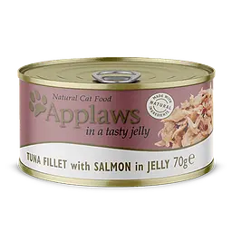 Консервований корм для котів Applaws Tuna Fillet and Salmon in Jelly з тунцем та лососем 70 г