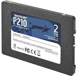 Твердотільний накопичувач SSD 2Tb, P210, SATA3, 2.5", 3D TLC, 520/430 МБ/с Patriot teh0019829 - мініатюра 3