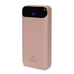 Повербанк 20000mAh Power Bank Kraft TPB-2020 Pink 22.5W QC3.0 (43-00048) - мініатюра 2