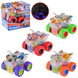 Інерційна модель позашляховика Off-Road зі світловими ефектами та викидом води (1819-66A) в асортименті