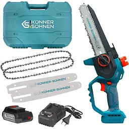 Ланцюгова пила акумуляторна Konner & Sohnen (KS MCS20V-8 CASE) в кейсі